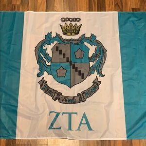 Zeta Tau Alpha crest flag